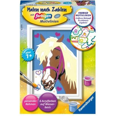 Ravensburger Verlag GmbH CreArt, Malen nach Zahlen Kinder - Liebes Pferd Ravensburger Verlag GmbH CreArt, Malen nach Zahlen Kinder - Liebes Pferd