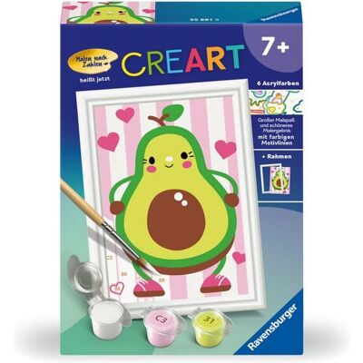 Ravensburger Verlag GmbH CreArt, Malen nach Zahlen Kinder - Avocado Ravensburger Verlag GmbH CreArt, Malen nach Zahlen Kinder - Avocado