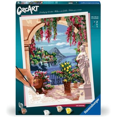 Ravensburger Verlag GmbH CreArt, Malen nach Zahlen Adults Premium - Lago Maggiore Ravensburger Verlag GmbH CreArt, Malen nach Zahlen Adults Premium - Lago Maggiore