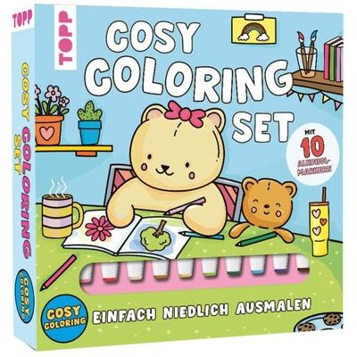 Frechverlag GmbH Cosy Coloring Ausmalset - Einfach niedlich ausmalen Frechverlag GmbH Cosy Coloring Ausmalset - Einfach niedlich ausmalen