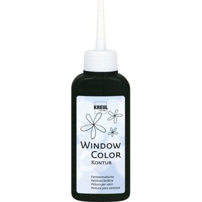 KREUL Window Color Konturenfarbe Schwarz 80 ml KREUL Window Color Konturenfarbe Schwarz 80 ml