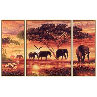 Simba Toys GmbH & Co. KG Schipper Malen nach Zahlen: Elefanten Karawane, 50 x 80 cm Simba Toys GmbH & Co. KG Schipper Malen nach Zahlen: Elefanten Karawane, 50 x 80 cm
