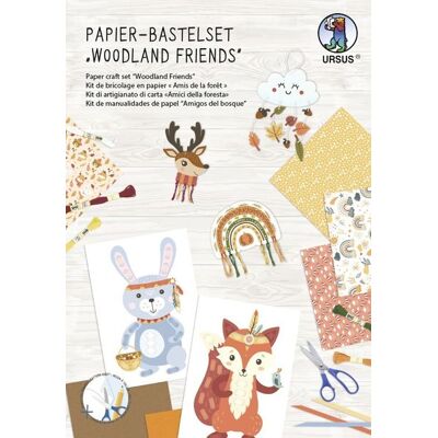 Ludwig Bähr URSUS Kinder-Bastelsets Papier-Bastelset Woodland friends Ludwig Bähr URSUS Kinder-Bastelsets Papier-Bastelset Woodland friends