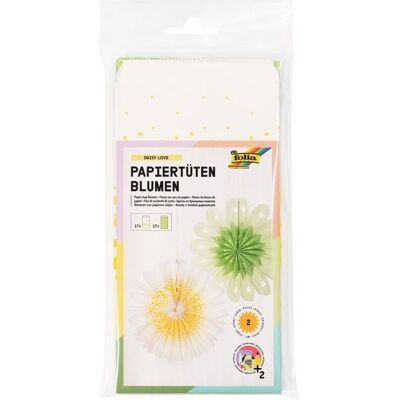 FOLIA® Bastelset Papiertüten Blumen, Daisy Love FOLIA® Bastelset Papiertüten Blumen, Daisy Love