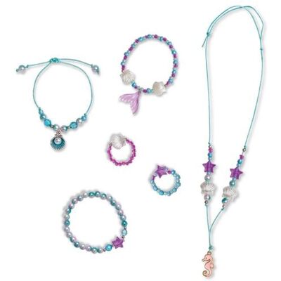 JURATOYS Meerjungfrauen-Schmuck – Bastelset für Kinder (6 Schmuckstücke) JURATOYS Meerjungfrauen-Schmuck – Bastelset für Kinder (6 Schmuckstücke)