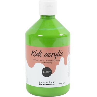 Creativ Company Acrylfarbe Glänzend, Hellgrün, 500 ml/ 1 Fl. Creativ Company Acrylfarbe Glänzend, Hellgrün, 500 ml/ 1 Fl.