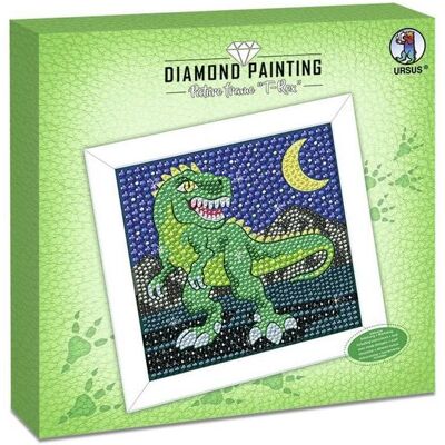 Ganzjahr Kinderbastel-Sets - Diamond Painting Picture Frame T-Rex Ganzjahr Kinderbastel-Sets - Diamond Painting Picture Frame T-Rex
