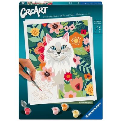 Ravensburger Verlag GmbH CreArt, Malen nach Zahlen Adults Trend - Samtpfote Ravensburger Verlag GmbH CreArt, Malen nach Zahlen Adults Trend - Samtpfote