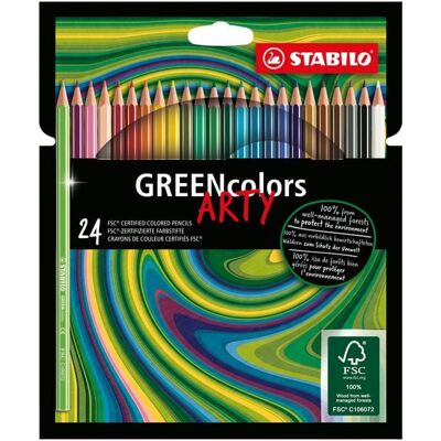 Stabilo Greencolors Arty Mehrfarbige Buntstifte - 24 Stück Stabilo Greencolors Arty Mehrfarbige Buntstifte - 24 Stück