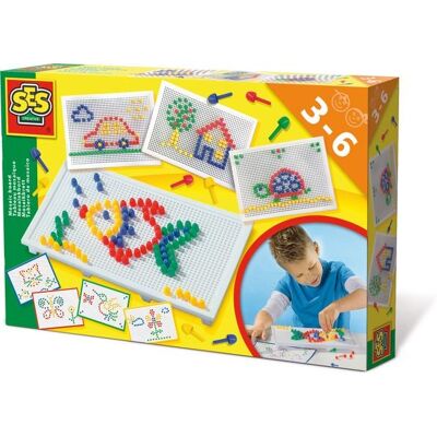 SES Nederland b.v. Ich lerne Mosaike Steckspiel SES Nederland b.v. Ich lerne Mosaike Steckspiel