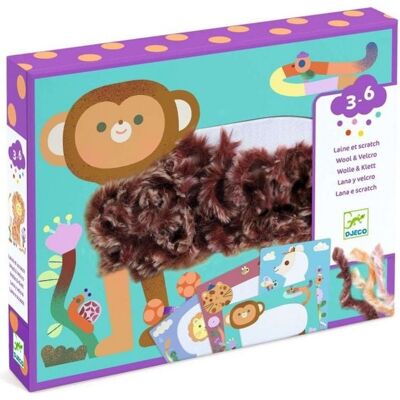 Djeco Bastelpackung 3-6: Flauschige Freunde Djeco Bastelpackung 3-6: Flauschige Freunde
