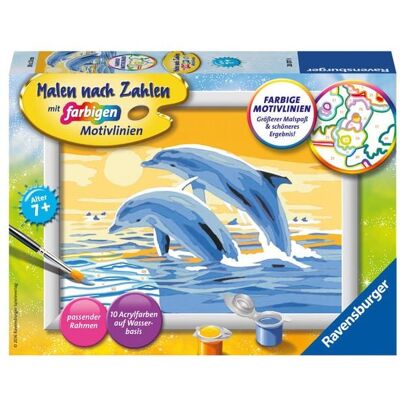 Ravensburger Verlag GmbH Ravensburger Malen nach Zahlen, Freunde des Meeres Ravensburger Verlag GmbH Ravensburger Malen nach Zahlen, Freunde des Meeres