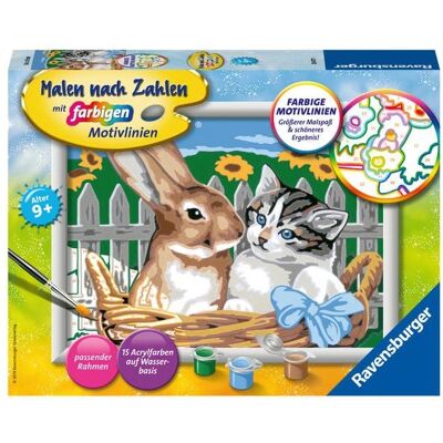 Ravensburger Verlag GmbH CreArt, Malen nach Zahlen Kinder - Putzige Freunde Ravensburger Verlag GmbH CreArt, Malen nach Zahlen Kinder - Putzige Freunde
