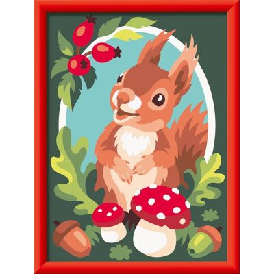 Ravensburger Verlag GmbH CreArt, Malen nach Zahlen mit Gips gießen - Liebes Eichhörnchen Ravensburger Verlag GmbH CreArt, Malen nach Zahlen mit Gips gießen - Liebes Eichhörnchen