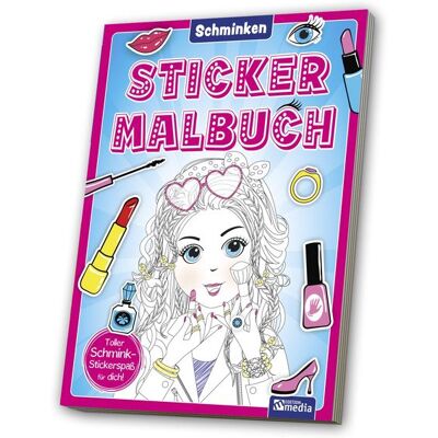 Media Verlagsgesellschaft Mal- & Stickerbuch: Schminken Media Verlagsgesellschaft Mal- & Stickerbuch: Schminken