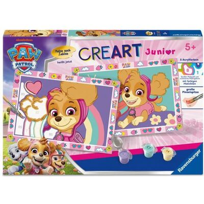 Ravensburger Verlag GmbH CreArt, Malen nach Zahlen Junior – Paw Patrol mit Skye Ravensburger Verlag GmbH CreArt, Malen nach Zahlen Junior – Paw Patrol mit Skye