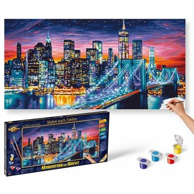 Simba Toys GmbH & Co. KG Malen nach Zahlen - Manhattan bei Nacht Simba Toys GmbH & Co. KG Malen nach Zahlen - Manhattan bei Nacht
