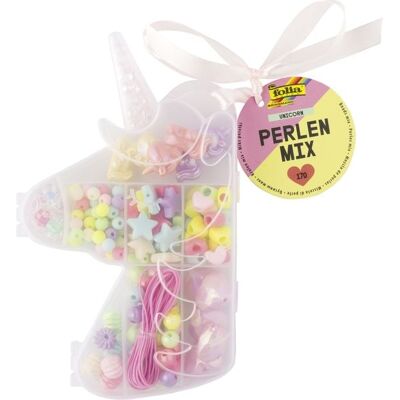 folia Perlen Mix UNICORN, 170 Teile folia Perlen Mix UNICORN, 170 Teile