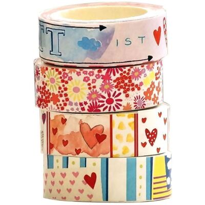 Katholisches Bibelwerk Washi Tapes Set Blumen und Herzen Katholisches Bibelwerk Washi Tapes Set Blumen und Herzen