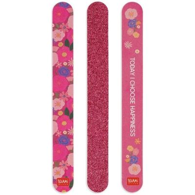 Legami 3er Set Nagefeilen - Blumen Legami 3er Set Nagefeilen - Blumen