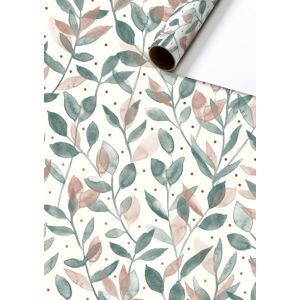 Stewo International Geschenkpapier „Merrit“ 70 cm × 2 m, 80 g/m², weiß/salbei Stewo International Geschenkpapier „Merrit“ 70 cm × 2 m, 80 g/m², weiß/salbei