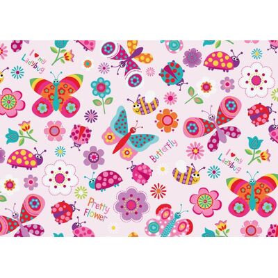 BRAUN + COMPANY Geschenkpapier Rolle Everyday High Quality, Flying Friends BRAUN + COMPANY Geschenkpapier Rolle Everyday High Quality, Flying Friends