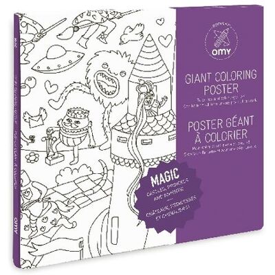 Mark's Europe Giant Coloring Poster 70 x 100, Magic Mark's Europe Giant Coloring Poster 70 x 100, Magic