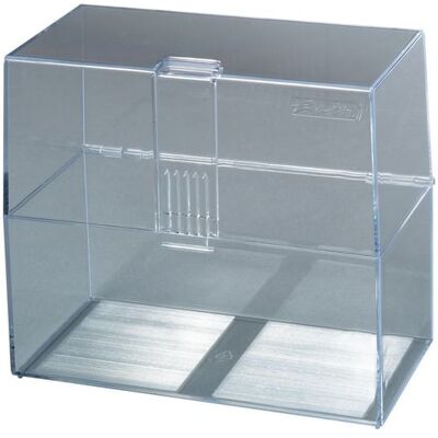 Herlitz Karteikasten A6 leer transparent Herlitz Karteikasten A6 leer transparent