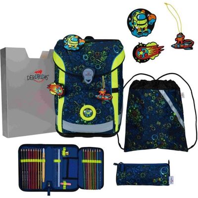 Undercover GmbH DerDieDas Schulranzen Set ErgoFlex Easy, Schulranzen Set, 5tlg, Neon Crazy Undercover GmbH DerDieDas Schulranzen Set ErgoFlex Easy, Schulranzen Set, 5tlg, Neon Crazy