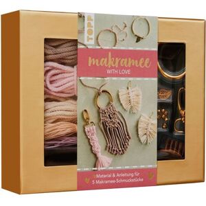 Frechverlag GmbH Makramee-Schmuckset „With Love“ (Rosé/Natur) Frechverlag GmbH Makramee-Schmuckset „With Love“ (Rosé/Natur)