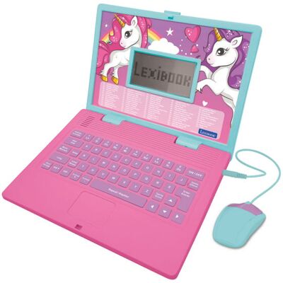 Lexibook Einhorn Talking Educational Laptop - 124 Aktivitäten EN/DE Lexibook Einhorn Talking Educational Laptop - 124 Aktivitäten EN/DE
