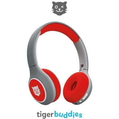 Tiger Media Deutschland Tigerbuddies - Kinder - Kopfhörer - Happy Red Tiger Media Deutschland Tigerbuddies - Kinder - Kopfhörer - Happy Red