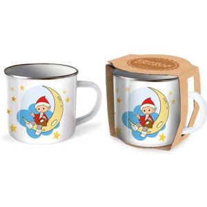 Trötsch Unser Sandmännchen Emaille Becher Tasse Sandmann Trötsch Unser Sandmännchen Emaille Becher Tasse Sandmann