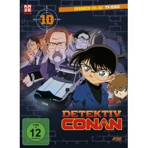 Kaze Anime (AV Visionen) Detektiv Conan - TV-Serie - DVD Box 10 (Episoden 255-280)  [5 DVDs]
