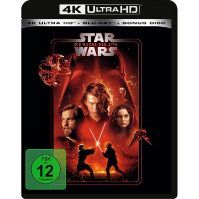 Walt Disney / LEONINE Star Wars Episode 3 - Die Rache der Sith (4K Ultra HD) (+ Blu-ray 2D) (+ Bonus-Blu-ray) Walt Disney / LEONINE Star Wars Episode 3 - Die Rache der Sith (4K Ultra HD) (+ Blu-ray 2D) (+ Bonus-Blu-ray)