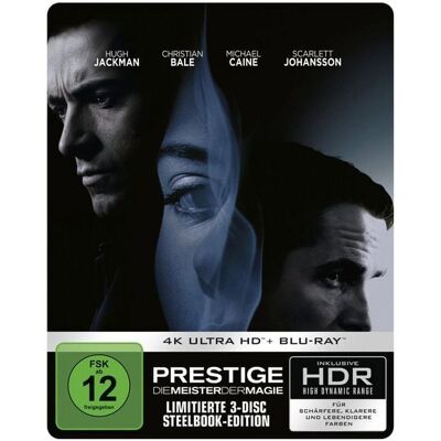 Warner Bros. (plaion Pictures) Prestige: Die Meister der Magie - Steelbook (4K Ultra HD) (+ Blu-ray) (+ Bonus-Blu-ray) Warner Bros. (plaion Pictures) Prestige: Die Meister der Magie - Steelbook (4K Ultra HD) (+ Blu-ray) (+ Bonus-Blu-ray)