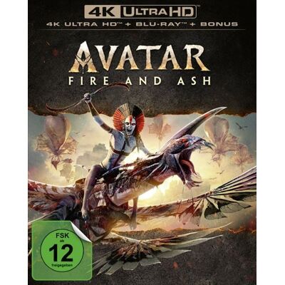 Walt Disney / LEONINE Avatar - Fire and Ash (4K Ultra HD + Blu-ray) (+ Bonus-Blu-ray) Walt Disney / LEONINE Avatar - Fire and Ash (4K Ultra HD + Blu-ray) (+ Bonus-Blu-ray)
