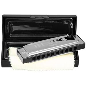 Hage Musikverlag Blues Harmonica in Bb (incl. case and cleaning cloth) Hage Musikverlag Blues Harmonica in Bb (incl. case and cleaning cloth)
