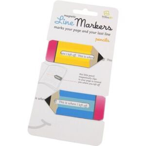Bookchair Vertrieb Line Markers (Pencils/Bleistifte) - Magnetische Lesezeichen - 2er Set Bookchair Vertrieb Line Markers (Pencils/Bleistifte) - Magnetische Lesezeichen - 2er Set