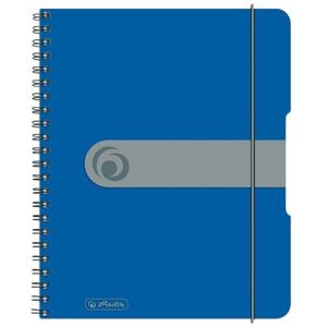 Herlitz Spiralblock A5 to go 80 Blatt kariert blau Herlitz Spiralblock A5 to go 80 Blatt kariert blau