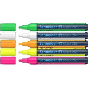 Schneider Kreidemarker Maxx 265 Karton Box, 5er Set Schneider Kreidemarker Maxx 265 Karton Box, 5er Set