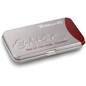 Pelikan Edelstein® Ink Collection, Ink of the Year Garnet, Rot, 6 Großraumpatronen im Metalletui Pelikan Edelstein® Ink Collection, Ink of the Year Garnet, Rot, 6 Großraumpatronen im Metalletui