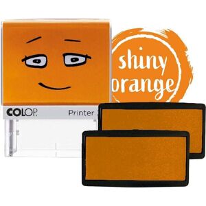 COLOP NIO Ersatz-Stempelkissen, Packung mit 2 Stempelkissen, shiny orange COLOP NIO Ersatz-Stempelkissen, Packung mit 2 Stempelkissen, shiny orange