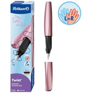 Pelikan Füller Twist Girly Rose Feder M, Rechts- und Linkshänder Pelikan Füller Twist Girly Rose Feder M, Rechts- und Linkshänder