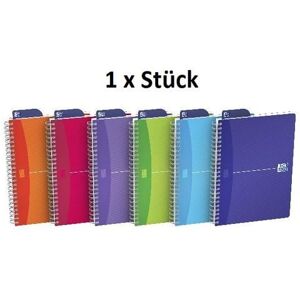 Hamelin OXFORD Spiralbuch MyColours A5, liniert, 90 Blatt, 90 g/m², 1 Stück sortiert Hamelin OXFORD Spiralbuch MyColours A5, liniert, 90 Blatt, 90 g/m², 1 Stück sortiert