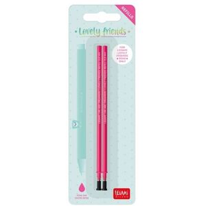 Legami 2 Set mit 2 Ersatzpatronen für Gelstift - Lovely Friends - Pink Legami 2 Set mit 2 Ersatzpatronen für Gelstift - Lovely Friends - Pink