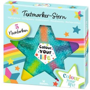 Moses. Mini-Bringsel Textmarker Stern und Blume Moses. Mini-Bringsel Textmarker Stern und Blume