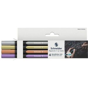 Schneider Metallicliner 020 Paint-It 1-2 mm, 4er Set Schneider Metallicliner 020 Paint-It 1-2 mm, 4er Set