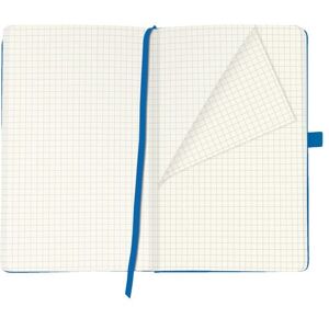 Herlitz Notizbuch Classic A5 96 Blatt kariert blue mit Leseband und Falttasche my.book Herlitz Notizbuch Classic A5 96 Blatt kariert blue mit Leseband und Falttasche my.book
