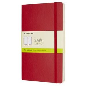 MOLESKINE NOTIZBUCH L/A5, BLANKO, SOFT COVER, SCHARLACHROT MOLESKINE NOTIZBUCH L/A5, BLANKO, SOFT COVER, SCHARLACHROT